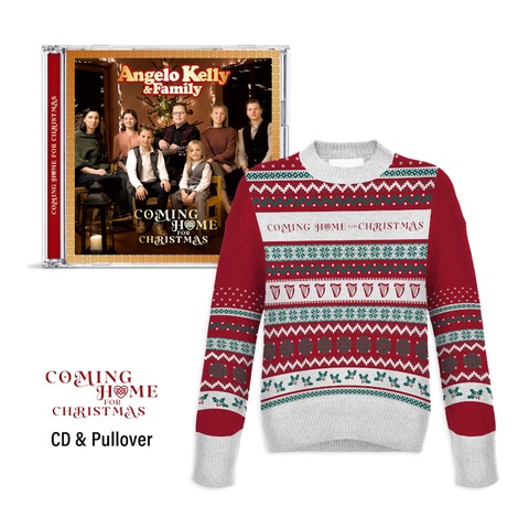 Coming Home For Christmas - X-Mas Bundle von Angelo Kelly & Family - CD + Weihnachtspulli jetzt im Angelo Kelly Store