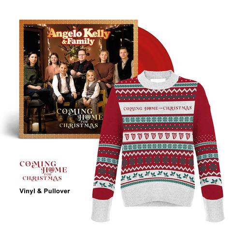 Coming Home For Christmas (Ltd. X-Mas Vinyl Bundle) von Angelo Kelly & Family - LP + Weihnachtspulli jetzt im Angelo Kelly Store